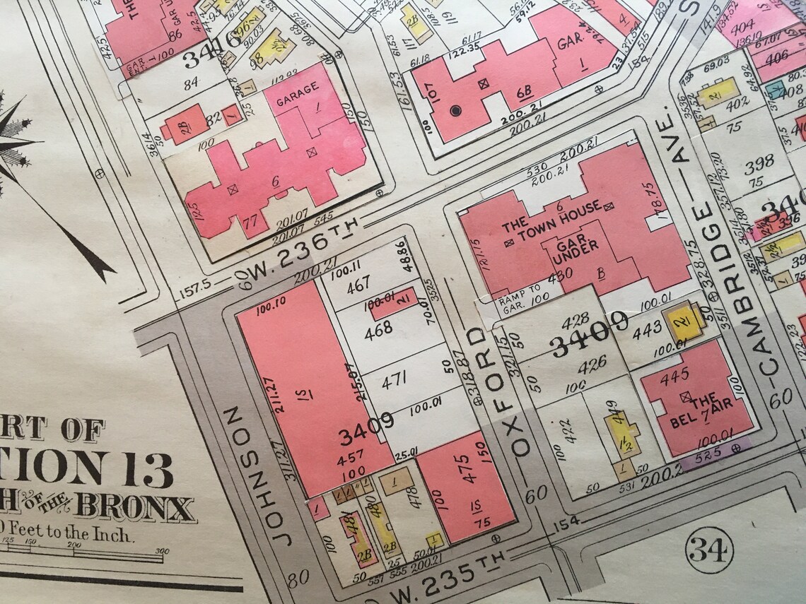 1938 Riverdale Bronx New York Fieldston School W. 234th Street Etsy