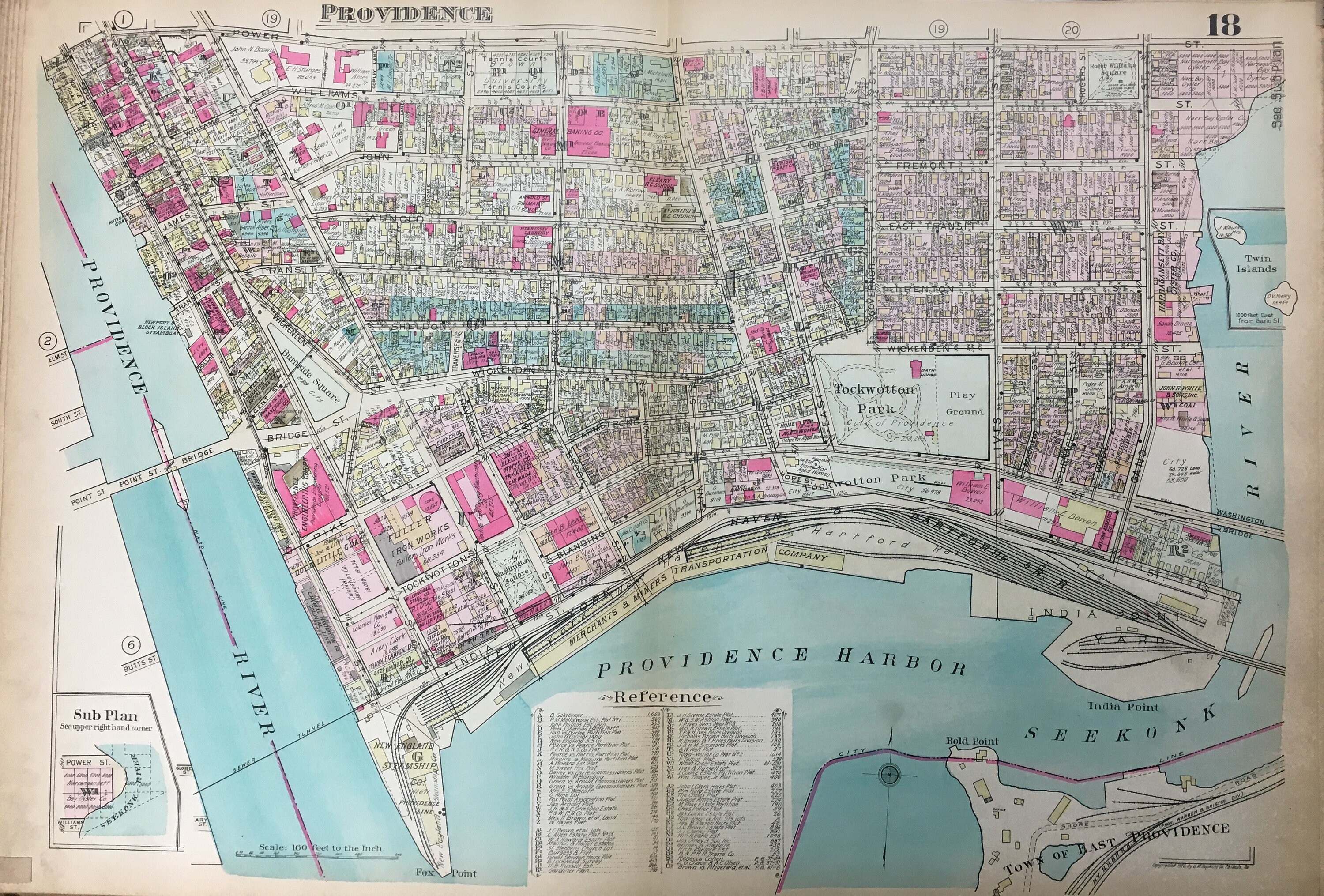 ORIGINAL 1926 Fox Point Providence Rhode Island Tockwotten Etsy