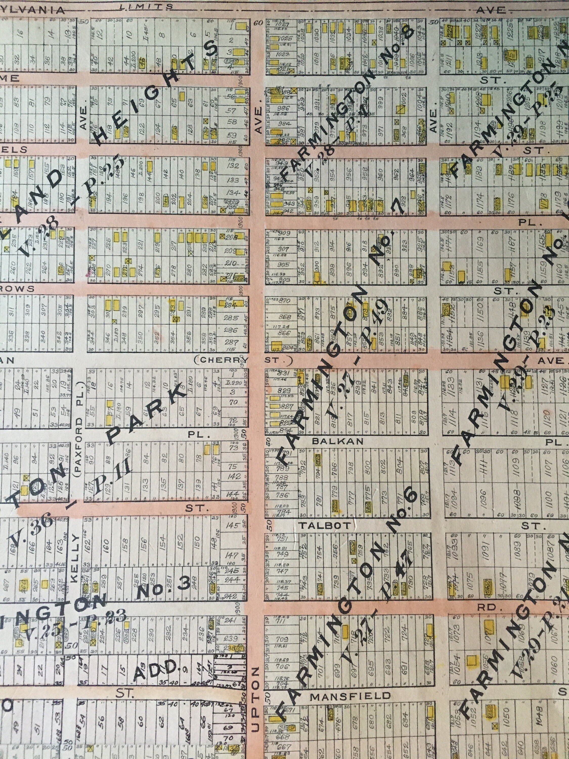 1924 Toledo Washington Township Lucas County Ohio Ottowa and Etsy