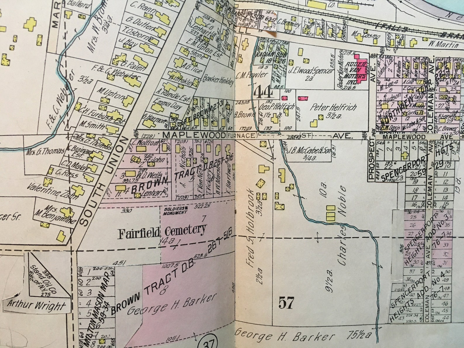 ORIGINAL 1924 Spencerport Ogden Monroe County New York Etsy