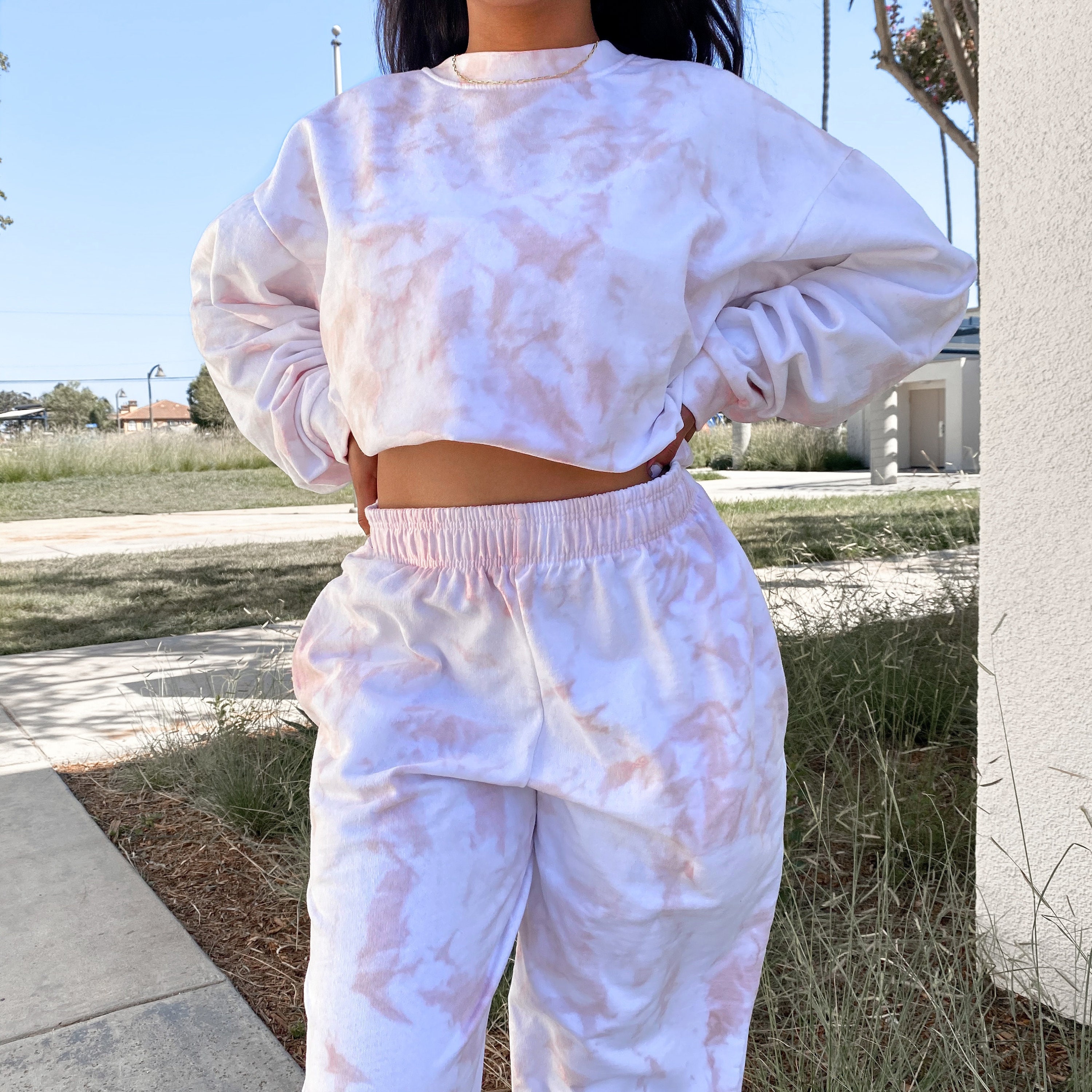 custom tie dye sweatsuit