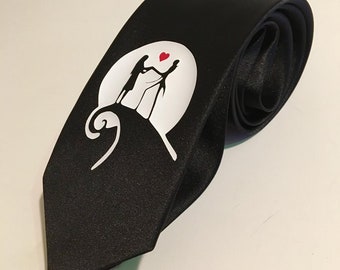 Jack, Sally, Love, Necktie, Great Quality, Fun and Cool Gift