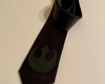 Rebel Necktie, Black on Black