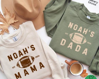 Football First Birthday Sweatshirt: Matching Family Rookie Tees