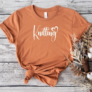 Knitting Shirt for mom Knitting Shirts Knitting Gift knitter t-shirt knitter mom gifts gift for knitting lover knitting tee