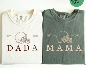 Football First Birthday Shirts for Family, Football Theme 1st Down Birthday Shirts, Matching Football Birthday Tees, Custom Rookie Year Tees