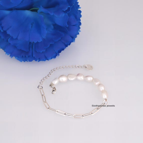 Bracciale a catena con graffetta in argento sterling Italia