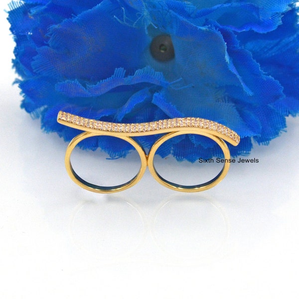 Two Finger Ring - Etsy