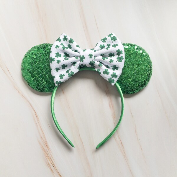 St. Patrick’s Day Minnie Mouse Ears, Mickey Mouse Ears