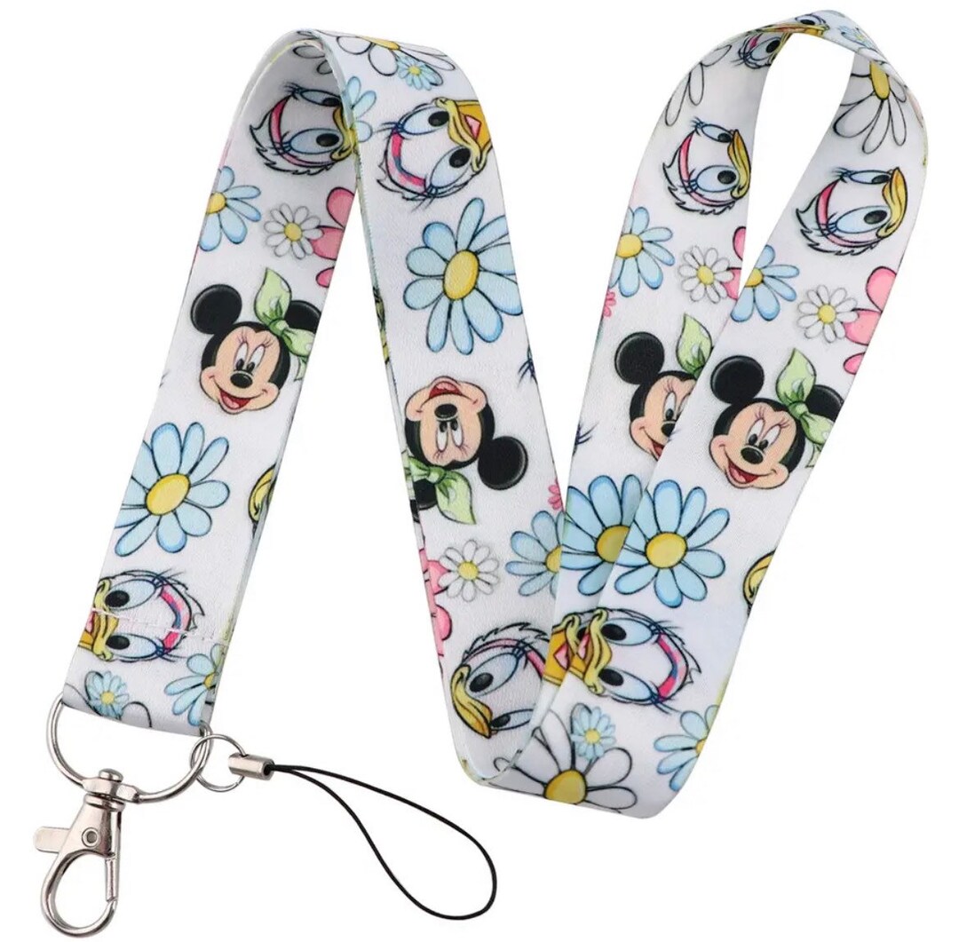Minnie Mouse and Daisy Duck Lanyard, Disney Pin Trading Lanyard - Etsy