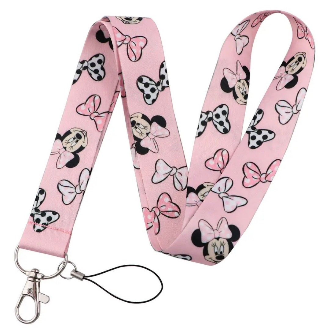 Minnie Mouse Lanyard Disney Pin Trading Lanyard - Etsy