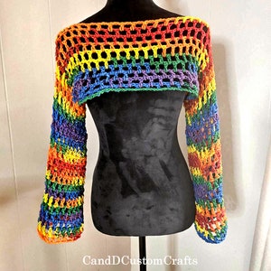 Crochet Bolero Summer Shrug Cover Up