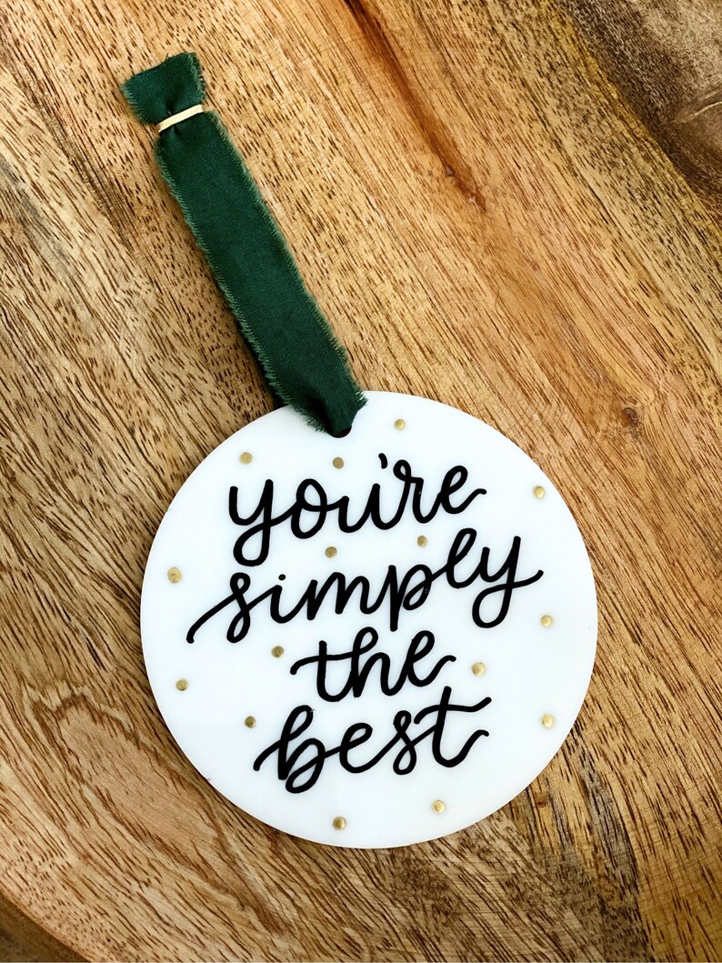 You re simply the best schitts creek ornament schitts etsy
