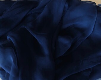 1M SHIMMER DARK TWO TONE LILAC DRESS CHIFFON FABRIC 58/" WIDE