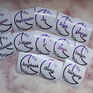 BTS Moon Decal