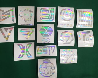 KPOP Logo Decals, K-pop Stickers