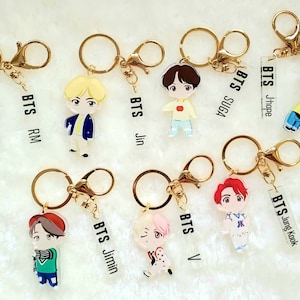 BTS Tiny Tan Key Ring, 10 Dollars OFF for Group Set