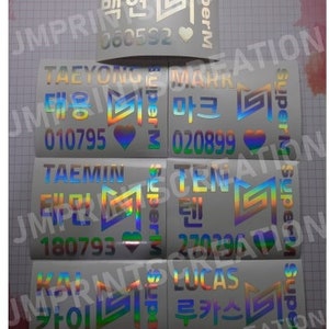 SuperM Bias Set Sticker