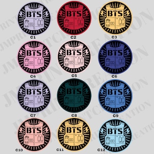 BTS Vest Stickers, BTS Glossy stickers, Laptop stickers etc,