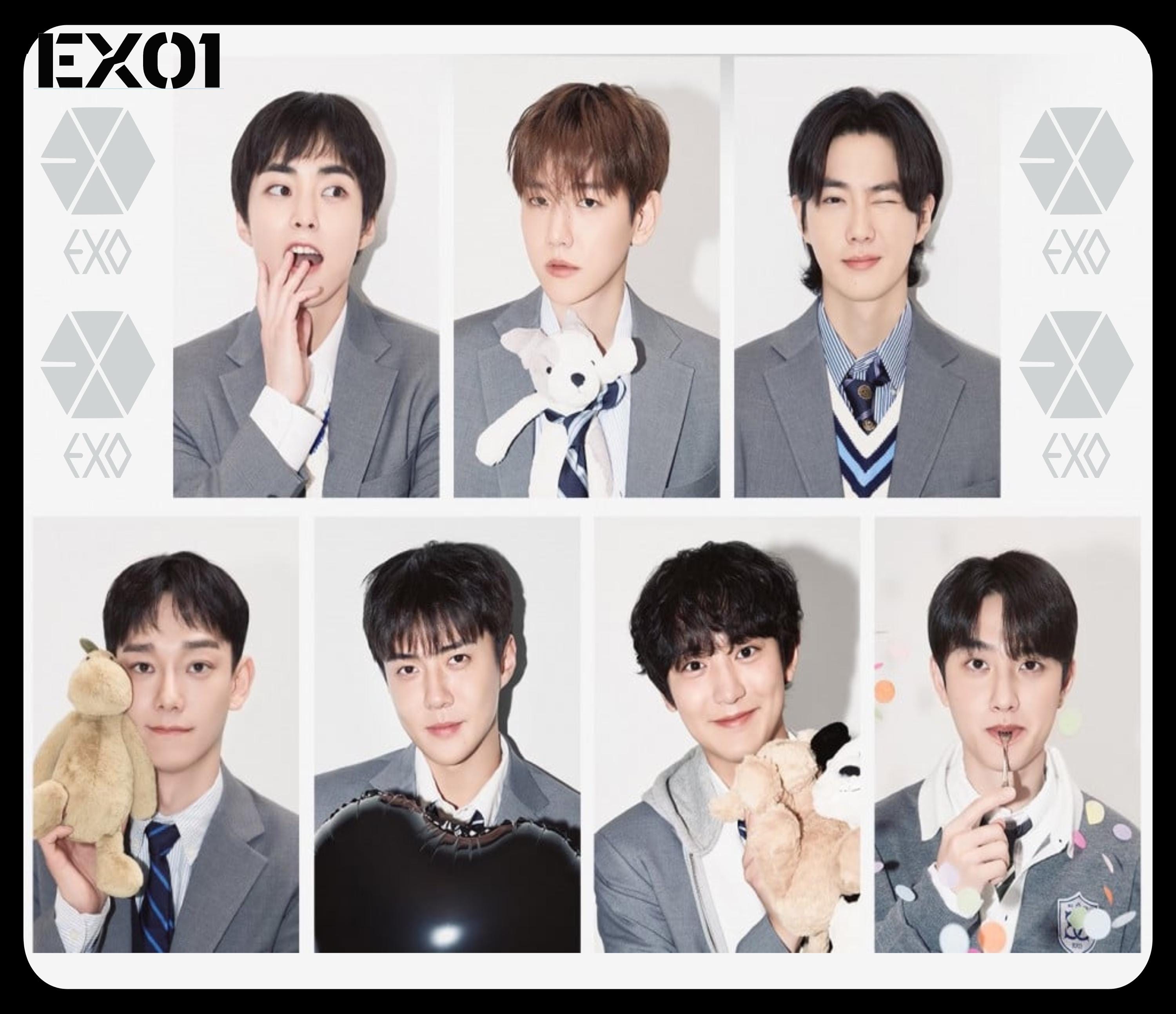 EXO, K-pop Mouse Pad, Personalized Computer Accessory - Etsy