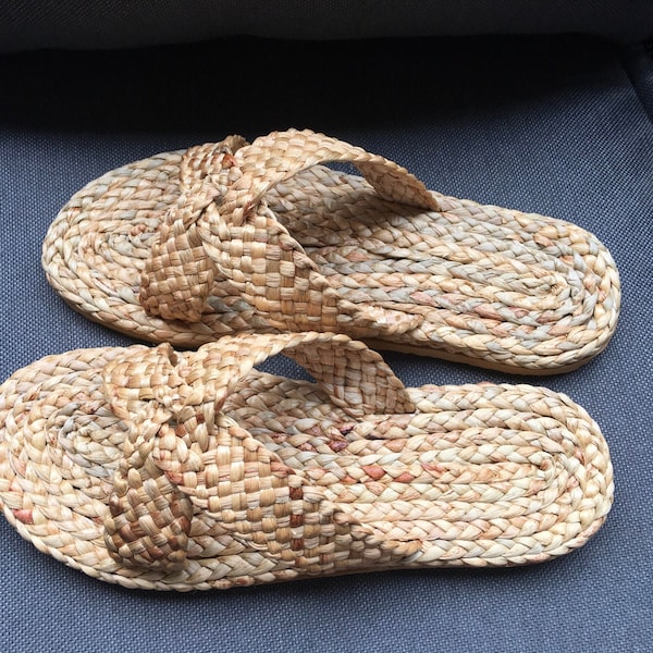 Water Hyacinth Sandals eco friendly Sandals Simple Sandals Unisex Sandals Kid Sandals Handmade Sandals Handmade shoes