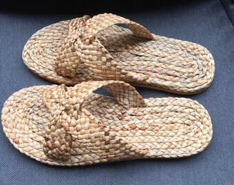 Water Hyacinth Sandals eco friendly Sandals Simple Sandals Unisex Sandals Kid Sandals Handmade Sandals Handmade shoes