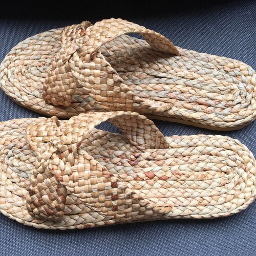 Water Hyacinth Sandals Eco Friendly Sandals Simple Sandals Etsy