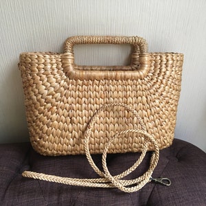 Water hyacinth bag, Tote Bag, Crossbody Bag, Handle Bag, Straw Bag,