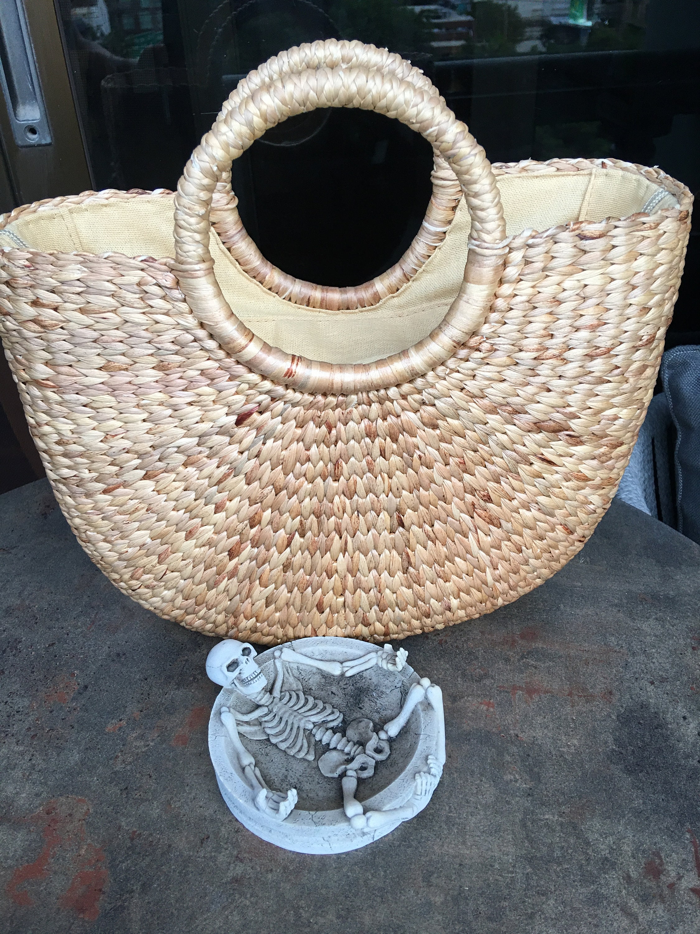 Handmade Water Hyacinth Weaving Bag, Classic Straw Tote - Etsy Australia