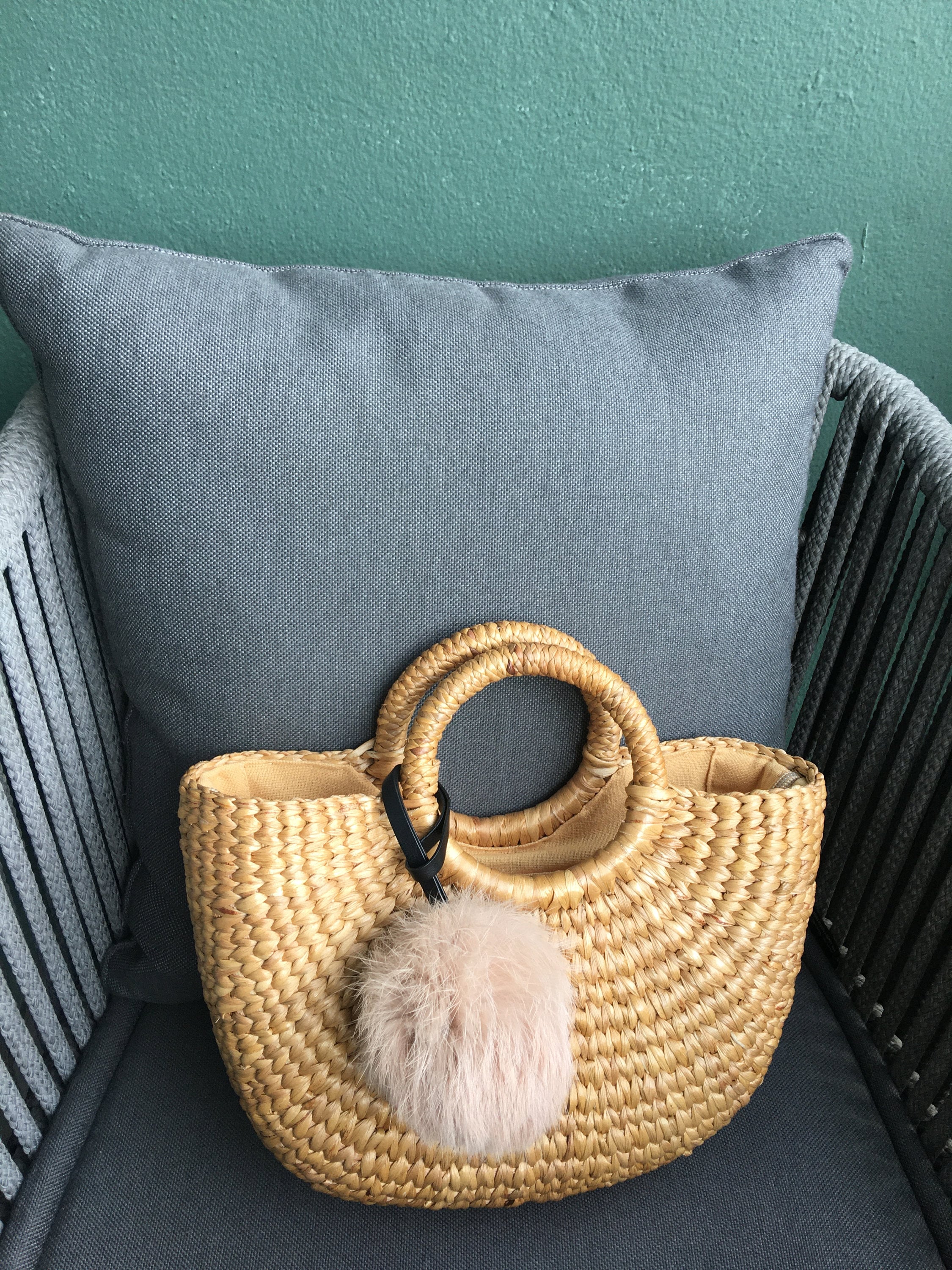 Handmade Water Hyacinth Bag, Small Woven Straw Tote - Etsy