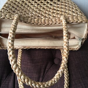 Straw Bag Water Hyacinth Hand Woven Handmade Style Unique Authentic ...