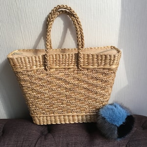 Straw Tote Bag, Beach Bag, Casual Bag, Straw Handmade, Bag Weaving, Handmade Bag, Woven Bag, Wicker Bag, Boho Bag,