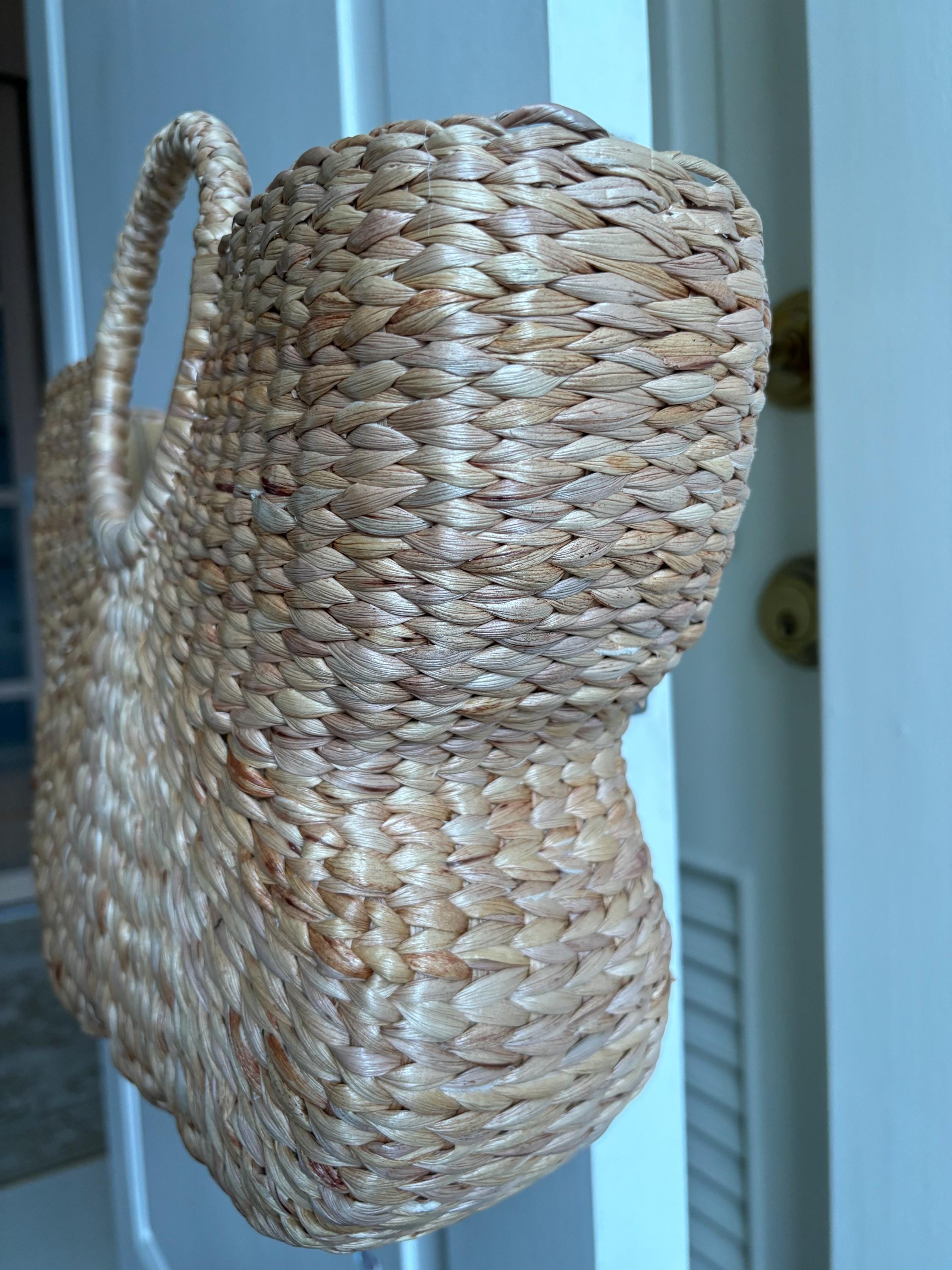 Handmade Water Hyacinth Weaving Bag, Butterfly Design - Etsy