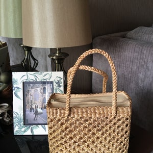 Straw Bag Water Hyacinth Hand Woven Handmade Style Unique Authentic ...