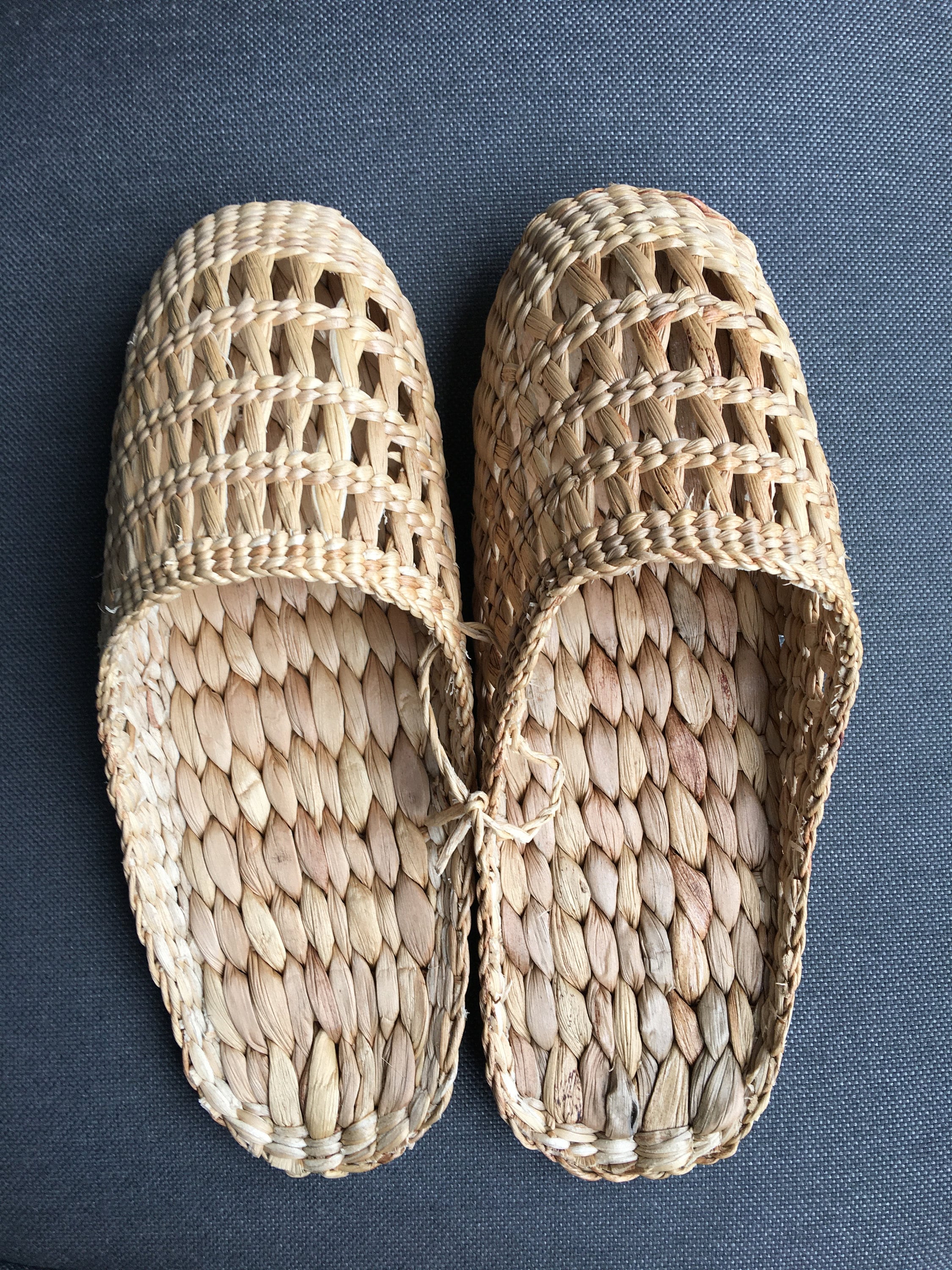 Woven store grass sandals