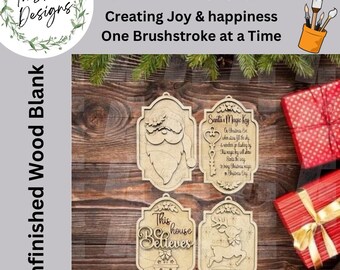 DIY | Santa’s Magic Ornament Bundle | Santa | Seasonal | Gift | Santa Tag | Home Decor | Ornament | Christmas | Holiday Decor | Gift Tag