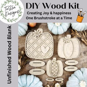 DIY l Fall Pumpkin Trio Shelf Sitter l Fall Decor l Autumn l Seasonal Decor l Pumpkin l  Home Decor l Holiday Decor l Fall Pumpkins