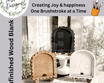 DIY Interchangeable Mini Double Framed Arched Boho Sign Frame | DIY Wood Framed Sign | Boho Decor | Mantel Decor | Home Decor | Boho Frame