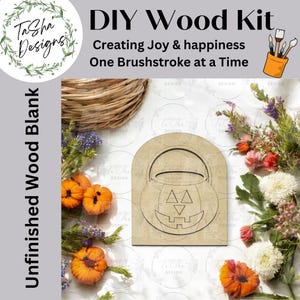 DIY Interchangeable Small Arched Boho Sign Add-on | Jack-O-Lantern Sign | Interchangeable | DIY | Home Decor | Seasonal Decor | Halloween