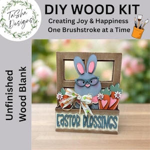 DIY Add-on for Interchangeable Window Box, Easter Blessings, DIY Home Decor, DIY Interchangeable Shelf Sitter, Primitive Decor, Easter
