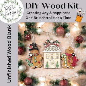 DIY Gingerbread Ornament | DIY Ornament | Christmas Decor | Ornament | Seasonal | Christmas | Gingerbread | DIY Gingerbread | Gift Tag