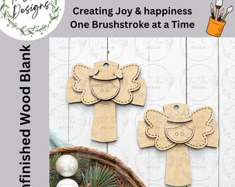 DIY | Little Angels Ornament | Star Light Star Bright | DIY Christmas Ornament | Christmas | Seasonal Decor | Angel Gift Tag | Christmas Tag