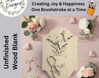 DIY Add-on for Interchangeable Easel/Base | Easter Lilly | Interchangeable | DIY | Home Decor | Easter Decor | Seasonal Decor l Spring Decor