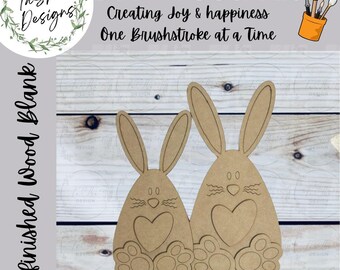 DIY Easter Bunny Shelf Sitter, DIY Bunny Shelf Sitter, Easter Bunny Sign, DIY Bunny, Easter Decor, Bunny Decor, Shelf Sitter