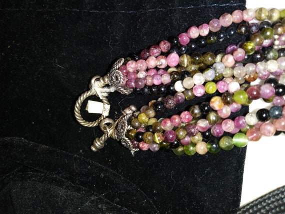 Chapel Zenray Tourmaline necklace and bracelet Ca… - image 3