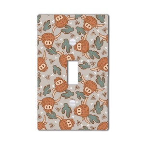 Highland Cow Light Switch Cover