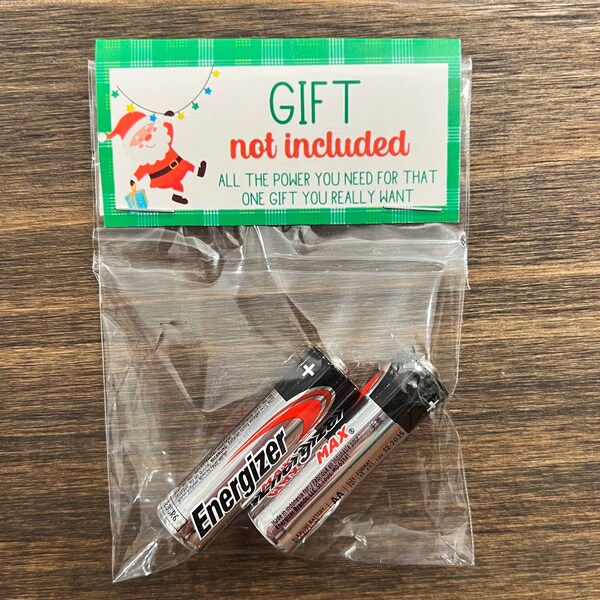 Gift Not Included Gag Gift, LOL gift, Stocking Stuffer Funny