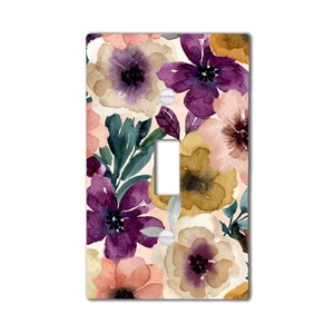 Floral Light Switch Cover