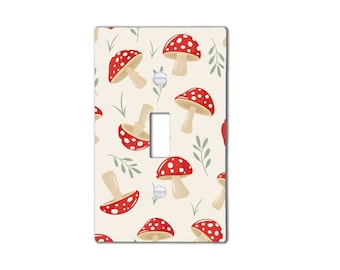 Mushrooms Light Switch Cover