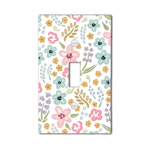 Floral Light Switch Cover